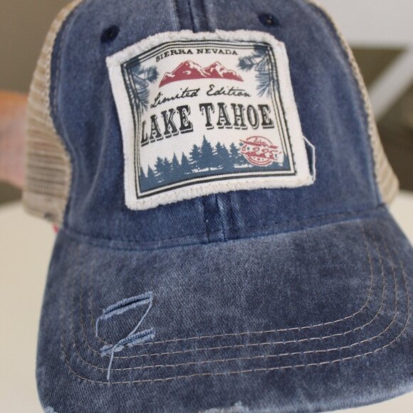 Smith-Southwestern Brand vintage style Lake Tahoe hat/Cap distressed LTD Edition - Picture 1 of 5